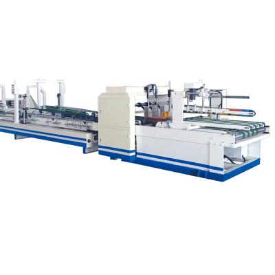 China Automatic Factory BONGO Corrugated Cardboard Box Making Folding Gluing Machine for sale