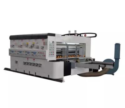 China High Speed ​​Automatic Hotel Cardboard Box Lead Edge Feeding Multi Color Flexo Printing Slotting Die Cutting Machine for sale