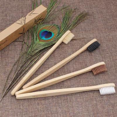 China Disposable Toothbrush Eco Friendly Natural Soft Logo Bag Travel Organic Bamboo Wholesale Custom Box for sale