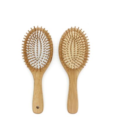 China Nature Eco-friendly Wood Brushes Anti Static Hair Styling Tools Hair Brush Airbag Massage Bamboo Scalp Comb for sale