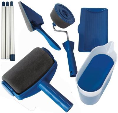 China Paint Roller Set With Extension Polish, 6 Pcs House Runner Tool Paint Pro Brush Set for sale