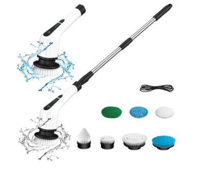 China Spinning Sustainable Electric Scrubber Power Drill Brush Set Handheld Cleaning Tool Kits for Cleaning Bathtub for sale