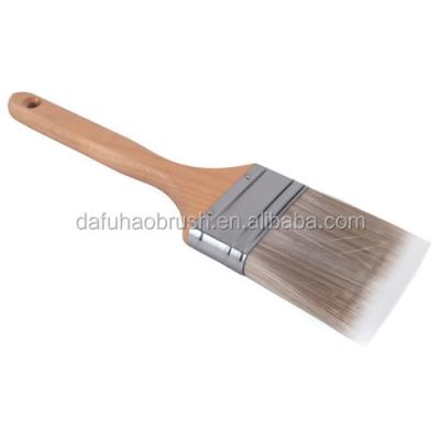 China PET Filament Hair Angle Paint Brush for Commercial Wall Painting for sale