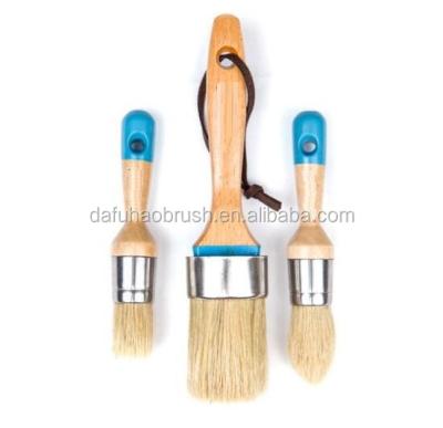 China sloan brush 2 inch chalk brush / Annie's painting chalk with wooden handle for sale