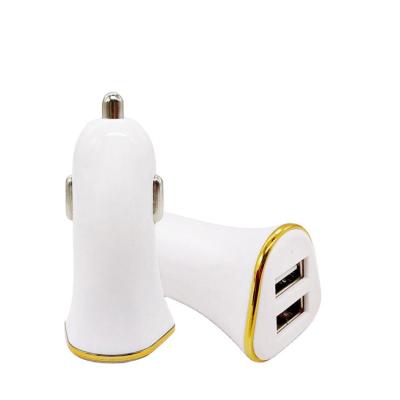 China 3 usb 5V portable 2.1A Mini Phone Usb Car Charger electric fast smart dual port for sale