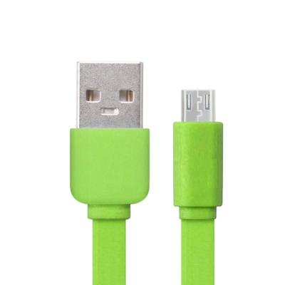 China 2021 Hot Selling Android System New Charging USB Cable Micro Colorful Metal Date High Speed ​​USB Flat Cable for sale