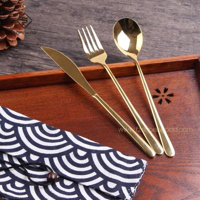 China Modern SOPEWOD 3-Piece Flatware Set, Travel Camping Cutlery Set, Portable Utensil Travel Silverware Dinnerware Set for sale