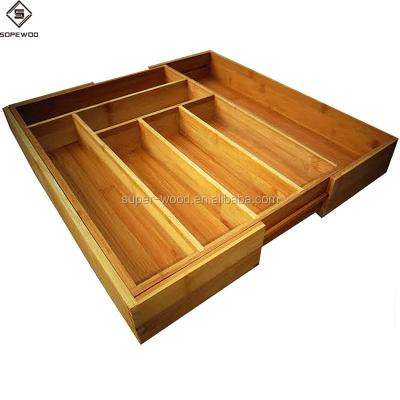 China Sleek And Durable Wooden Kitchen Dish Organizer Drawer Superwood Sustainable Storage for sale