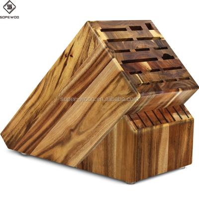 China Beautiful viable wholesale durable kitchen knife block set for sale