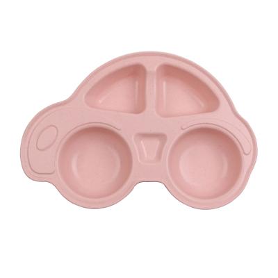 China Modern Wholesale SOPEWOD Baby Wheat Straw Bowl Training Feeding Dishes for sale