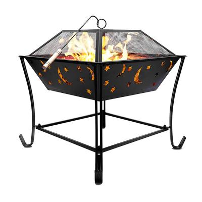 China Outdoor Portable Stove Pit Courtyard Metal Steel Bowl Stored Garden Fire Wood Burning Heat Pit for sale