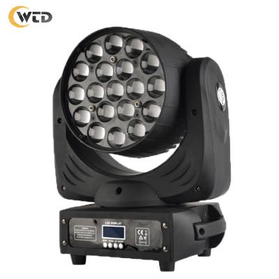 China Club Disco DJ Bar Stage Lighting Martin MAC Aura 19x15w rgbw 4in1 Led Wash Zoom Moving Head Light for sale