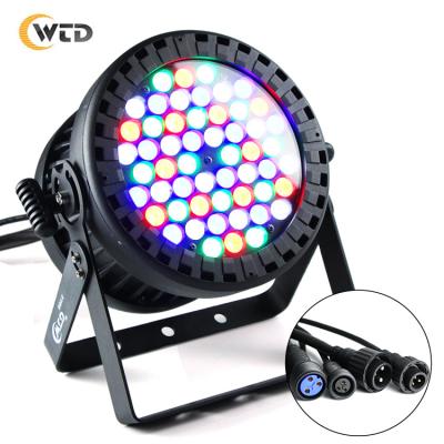 China Wash function optional wholesale cheap led stage light 54x3w rgbw ip65 waterproof par box led par light for sale