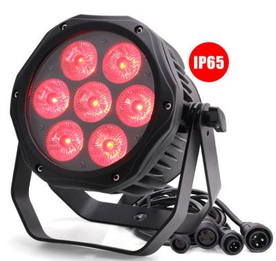 China 2018 Hot Sale IP65 Outdoor Waterproof 7pcs 18 Watt Led Par Led Outdoor Mini Lights for sale