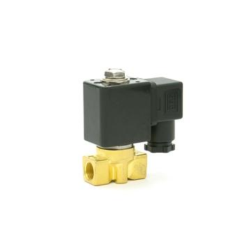 China Brass Solenoid Valve Direct Acting Normally Closed Orifice General 2 Way Small for sale