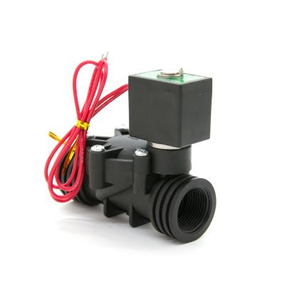 China Plastic General Flow Control Low Price Electric Water Solenoid Valve for sale