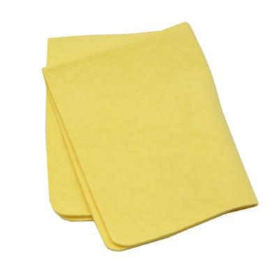 China 43x32cm compressed synthetic pva chamois towel with bag packing for sale