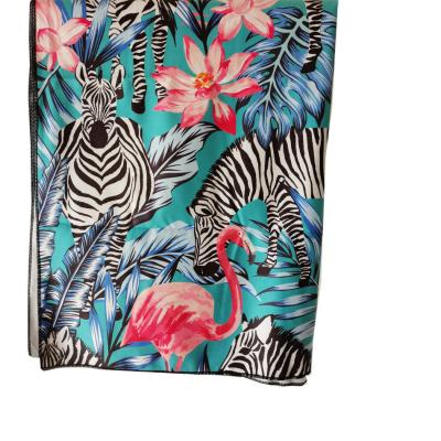 China Animal Printing Beach Towel QUICK DRY Microfiber Lightweight Towel for sale