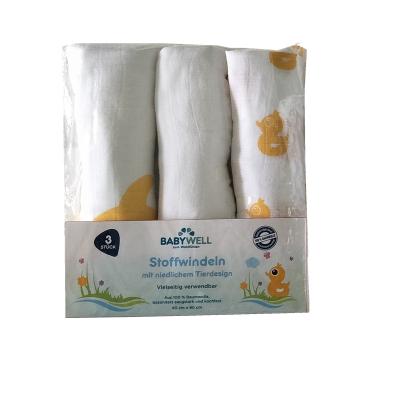 China Soft 3 Piece Set Soft Muslin Baby Blanket 100% Organic Bamboo Blanket for sale