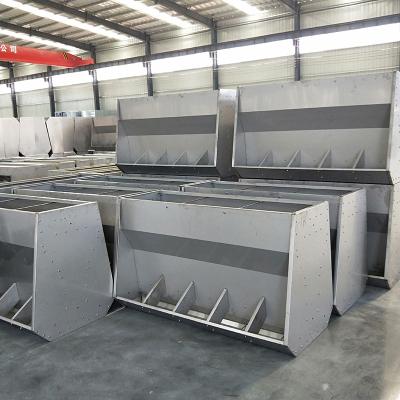 China Farms Double Side Automatic Pig Feeder Stainless Steel Trough For Pig Farm for sale