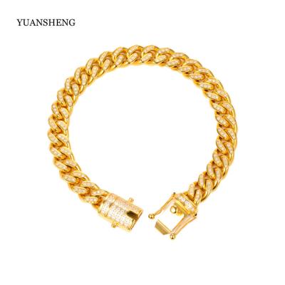 China Hot Popular Hiphop Hip Hop Cuban Link Bracelet Jewelry Men Women Chains Stainless Steel Bracelets for sale