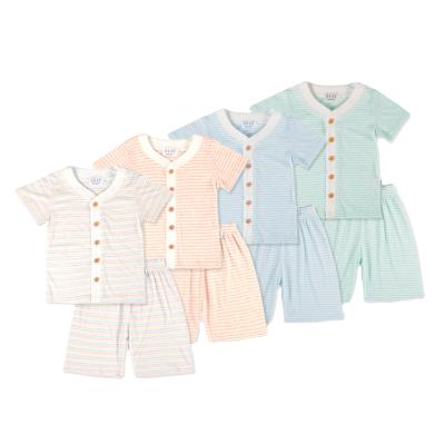 China New design summer anti-shrink clothes for kids organic cotton baby set wholesale boutique kids clothes for sale