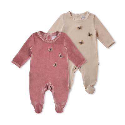 China Newborn Rompers Autumn Winter Hot Selling Long Sleeve Baby Jumpsuit Baby Jumpsuit for sale