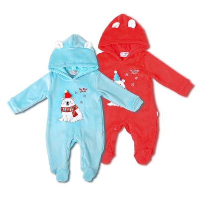 China Casual Hot Sale Cute Knited Long Sleeves Jumpsuit Baby Clothes Romper Set for sale