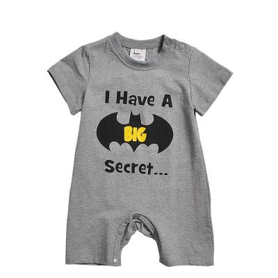 China Short Sleeve Summer Bat Printed Infant Apparel Baby Clothes Rompers for sale