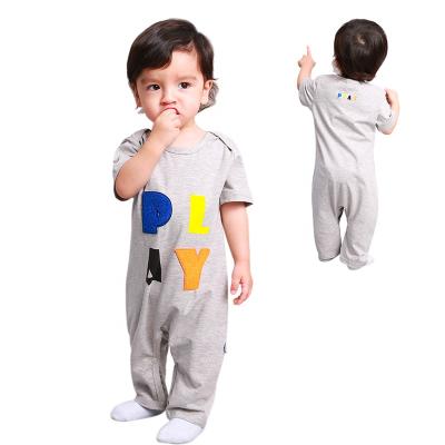 China Short Sleeve Baby Romper For Toddler Cotton Casual Boy Clothes Baby Boy Romper for sale