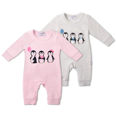 China Hot Autumn And Winter Long Sleeve Tassel One-Piece Button Baby Jacquard Baby Animal Cotton Romper for sale