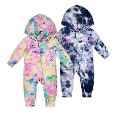 China Regular Hot Sale Baby Clothes Baby Romper Customized Bamboo Fiber Tie Dye Printed Fabric for sale