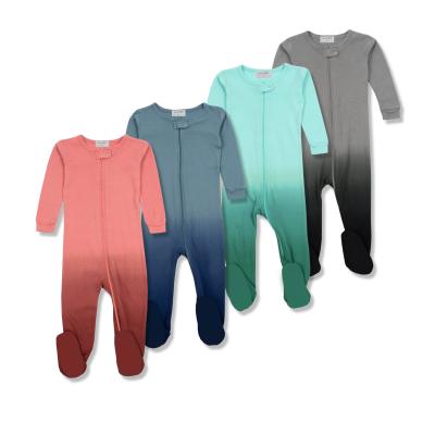 China Regular Popular Promotional High Quality Newborn Romper Tie Dye Girls Newborn Pajamas for sale