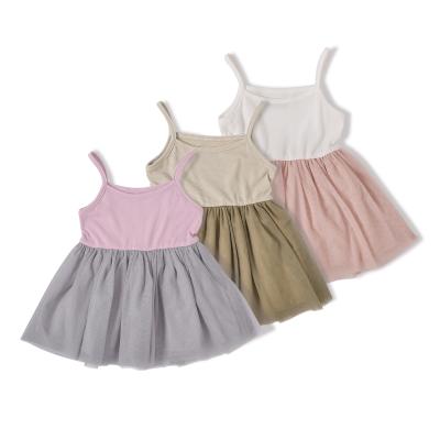 China Wholesale Cute Viable Solid Color Petelulu Babies Dress Summer Designs Lace Up Baby Kids Dress for sale