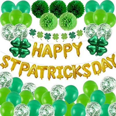 China Fashional Marketing Plan New Product Fashion Luxury St. Patrick's Day Theme Party Decoration Set for sale