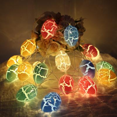 China Fashional Wholesale Color Changing Lights Led Decoration String Indoor Easter Egg Shape Led Decorations Lights for sale