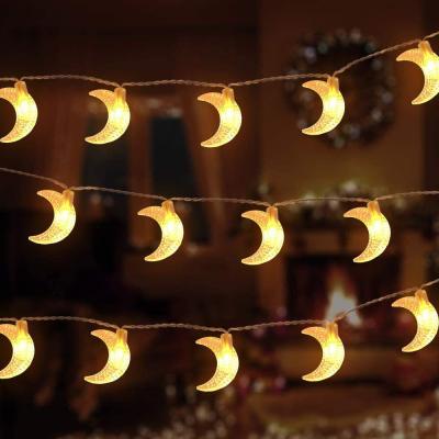 China Fashional Products Wholesale Promotional Popularity Exquisite Universal Ramadan Holiday Decoration Led Moon String Lights for sale