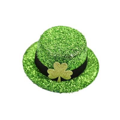 China \ Hot new products on the market fashion exquisite St. Patrick's Day ornament shamrock green hairpin for sale