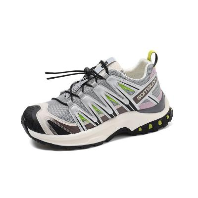 China 2023 Fashion Trend New Thick-unique Large Size Casual Sports Shape Soft Outdoor Rise Shoes Mesh Breathable Lady Walking Shoes for sale