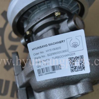 China Turbolader B229900003693 B220299000222 B229900001980 B229900003148 60022883 60002616 B2299000037 B22990003693 Sany zu verkaufen