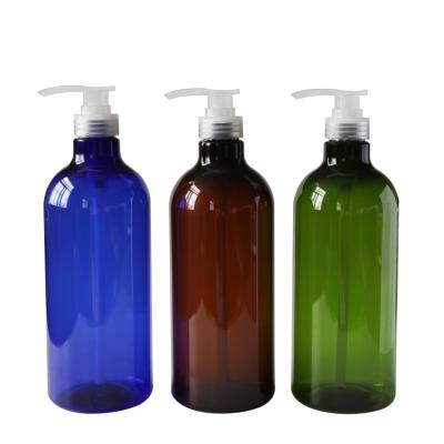 China Free Sample Cosmetic Bottles For Face Wash Body Lotion PET Empty Plastic Material Shampoo Bottles for sale