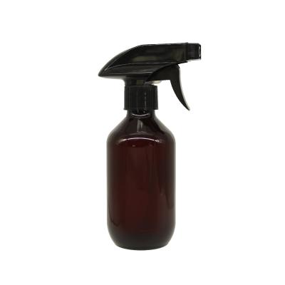 China Garden / Disinfectant Spray 350cc 500cc Amber Con Top Round PET Bottles With Plastic Trigger Sprayer For Disinfection Garden for sale