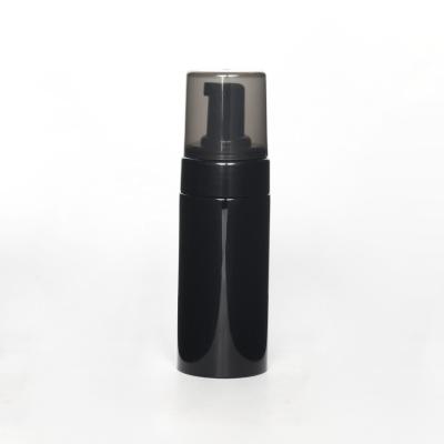 China Personal Care Pack SOAP FOAMING DISPENSER FOAMER Black Plastic Bottles 200ml With Black Pumps For Man Product for sale