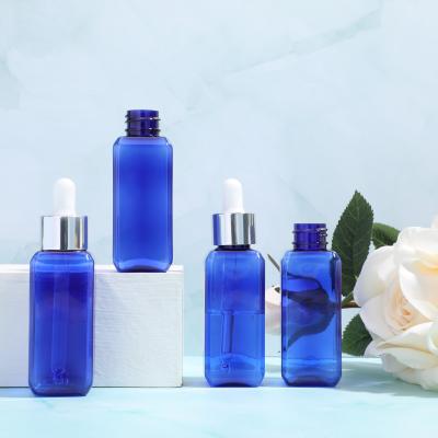 China Cosmetic Refillable Cosmetic Body Massage Oil Eye Facial Oil Essential Oil Packing Plastic Bottle for sale