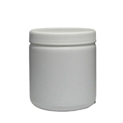 China 500ml Medicine HDPE Plastic Jars Ink Tank Jar Wide Mouth Cylinder Plastic Jars for sale