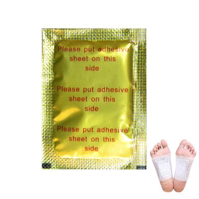 China Attach on the feet OEM Service For Korea or Japanese Health Broadcast Gold Relax Detox Foot Patch for sale