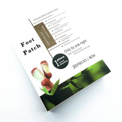 China Binding on feet lijin detox foot patches detox detox tourmaline mint foot patch for sale