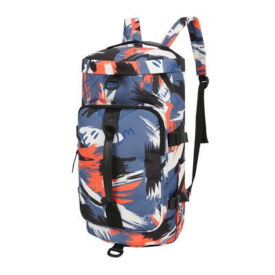 China Sports One-Shoulder Backpack Duffel Bag Portable Cross-Slung Outdoor Waterproof 3 Ways Sport Travel One Shoulder Large Laptop Compartment Gym Handle Backpack Gym Sets bag the bag with the shoe bag for sale