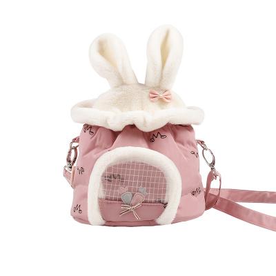 China Colorful Syrian Hamster Pet Travel Bag Fashion Hamster Travel Carrier Bag Viable Travel Carrier Bag for sale