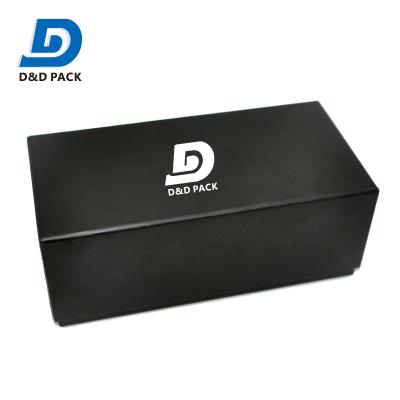 China Glasses Box MOQ Custom Small Logo Glasses Box Set Glass Bottom Lid Box for sale